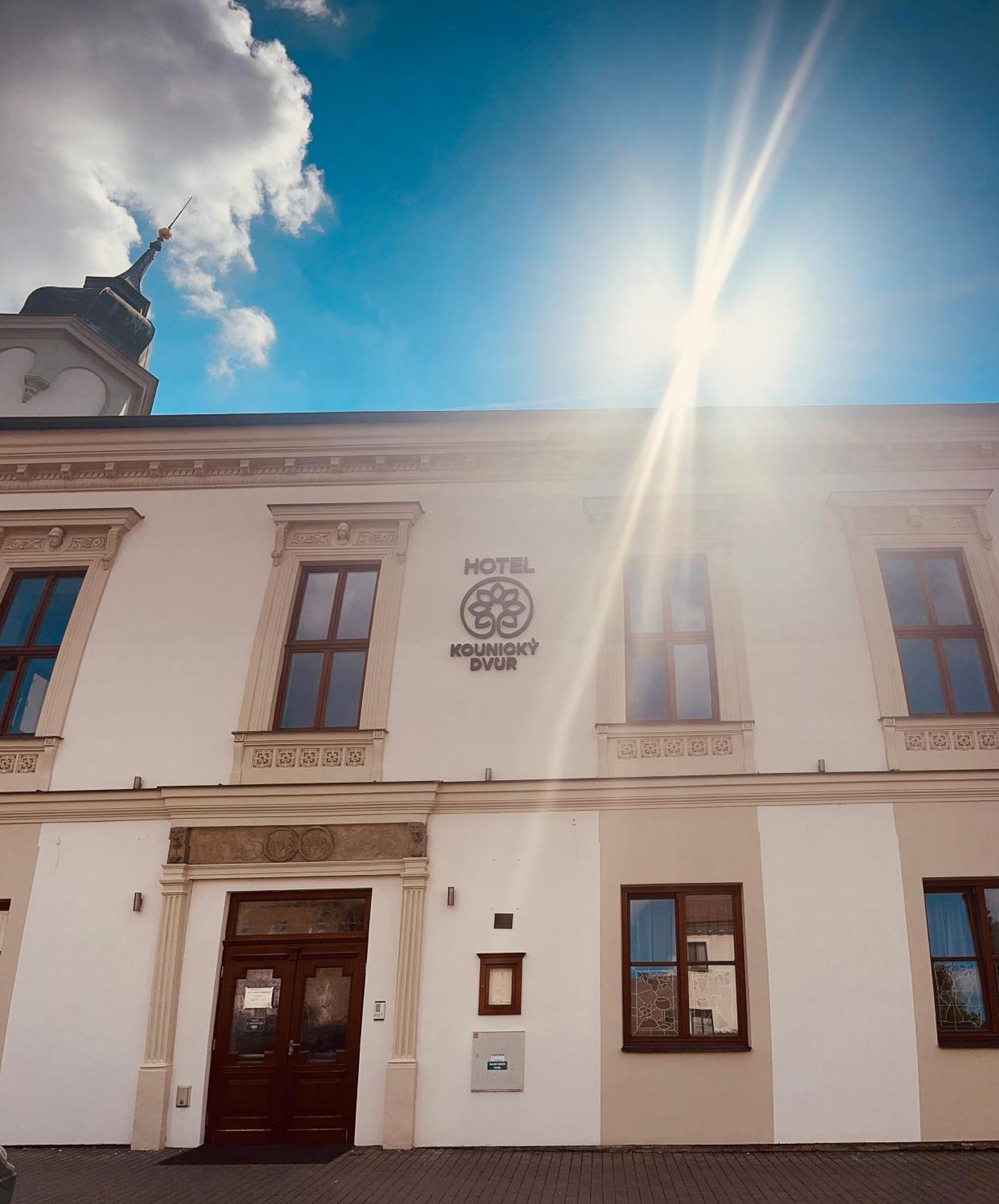 Отель Kounicky Dvur Dolni Kounice Экстерьер фото